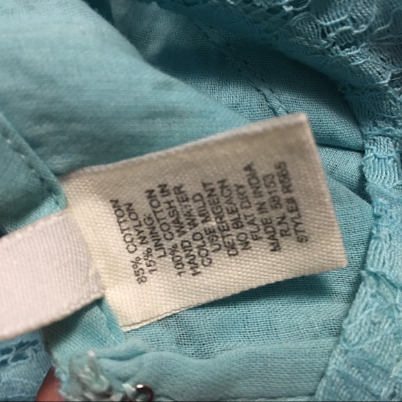 Raga Turquoise Lace Fit and Flare Dress - Picture 5 of 5